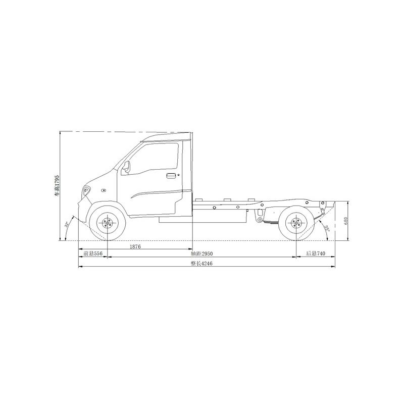 Electric truck with variable modification.