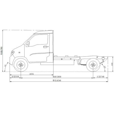 Electric truck with variable modification.
